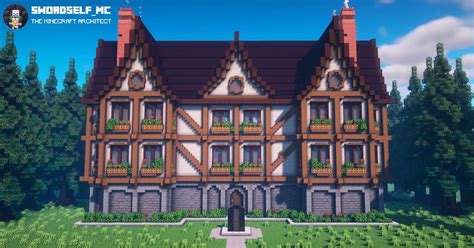 Medieval/Tudor Mansion. Thoughts? :) : r/Minecraft