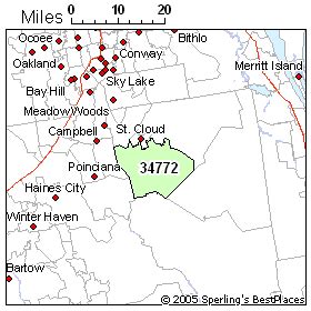 Saint Cloud Fl Zip Code Map - United States Map