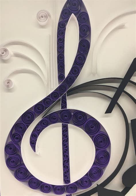 Treble Clef Music Note Framed Wall Art Room Decor Music - Etsy