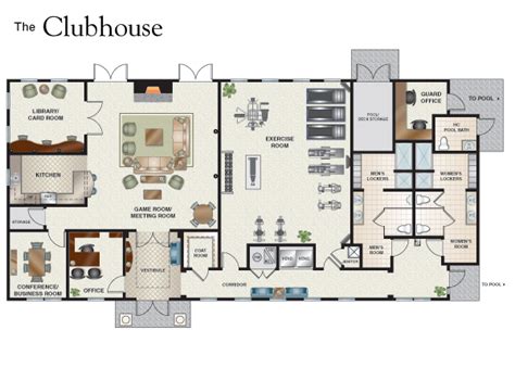 Clubhouse Design and Floor Plans