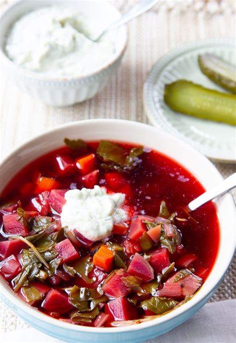 Beet Soup With Greens (Instant Pot) – Vegetarian Recipes for Mindful ...