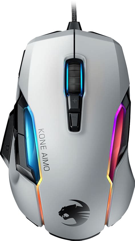 ROCCAT Kone AIMO Wired Optical Gaming Mouse with RGB Lighting White ROC-11-820-WE - Best Buy