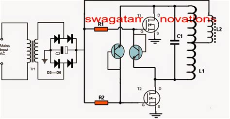 Simple Induction Heater Circuit - Hot Plate Cooker Circuit | Circuit Diagram Centre