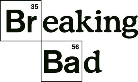 Breaking Bad Black and White Logo - LogoDix