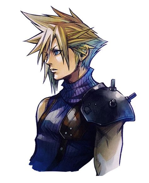 Cloud Strife from Final Fantasy VII G-Bike | ファイナルファンタジーxv, 像 イラスト, ファンアート