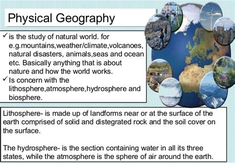 Physical and Human Geography