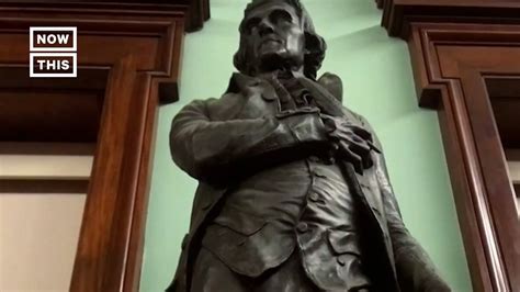 Thomas Jefferson Statue Removed From NYC City Hall #Shorts - YouTube