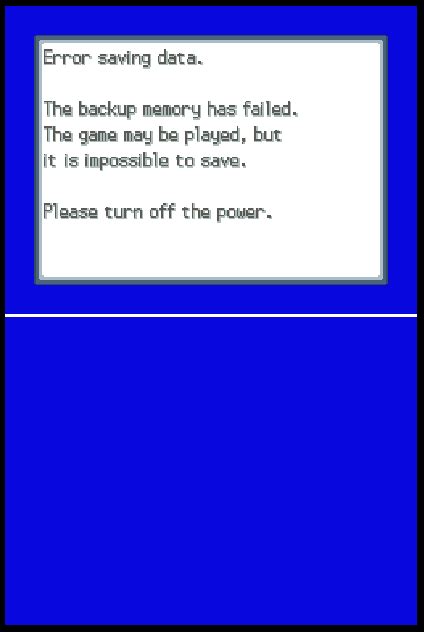 Help with Pokemon HeartGold and DeSmuMe in-game save error : r/Roms