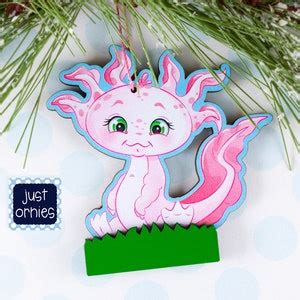 Axolotl Ornament // Axolotl Art // Axolotl Pet - Etsy