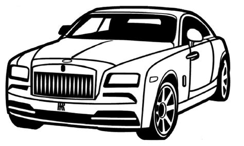 Rolls Royce Sketch at PaintingValley.com | Explore collection of Rolls Royce Sketch