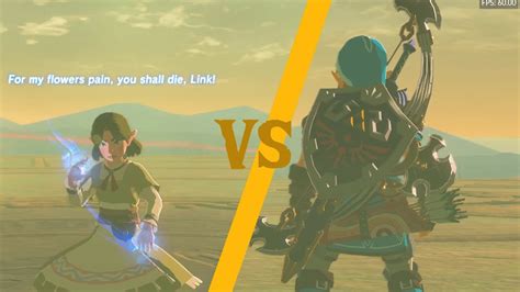 Link vs FlowerBlight Ganon - Breath of the Wild - YouTube