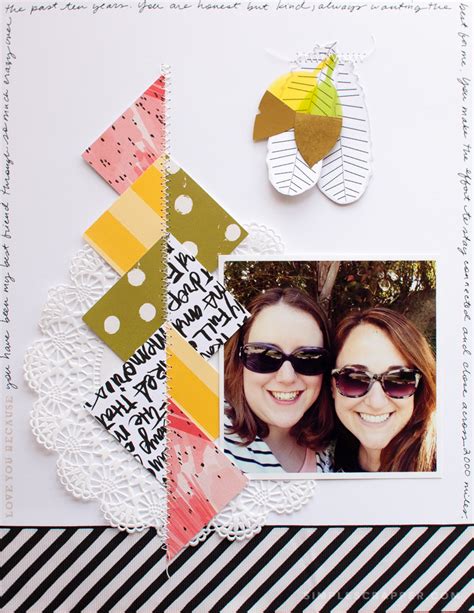 Love You Because | Simple Scrapbook Layout - Simple Scrapper