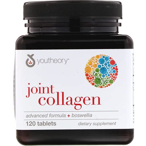 Youtheory Joint Collagen, Advanced Formula + Boswellia, 120 Tablets - Walmart.com