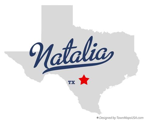 Map of Natalia, TX, Texas