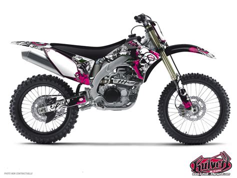 Kawasaki 85 KX Dirt Bike Trash Graphic Kit - Kutvek Kit Graphik