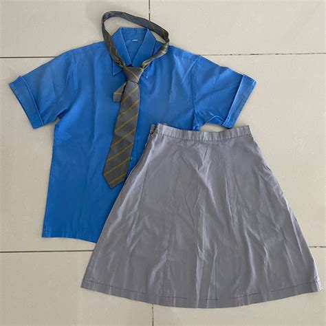 [RESERVED] Cedar Girls’ Secondary School Uniform (CGSS), Women's Fashion, Tops, Blouses on Carousell