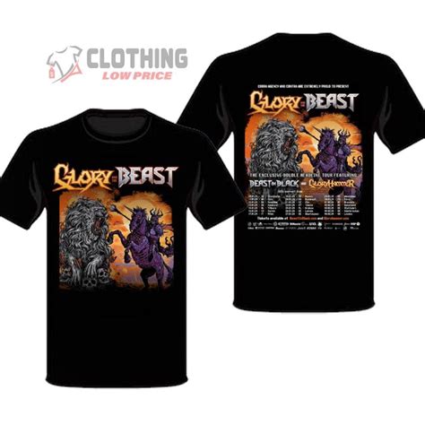 Glory And The Beast Poster 2024 Headline Tour Merch, Glory And The Beast With Brother Of Metal ...