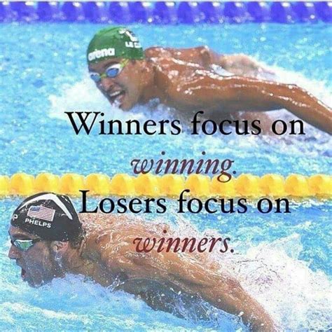 Winners vs losers | Swimming motivational quotes, Swimming motivation ...