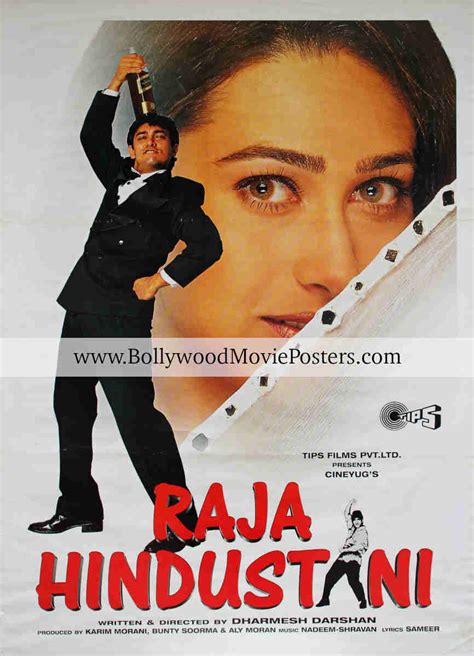 Raja Hindustani poster for sale: Buy Aamir Khan film posters online