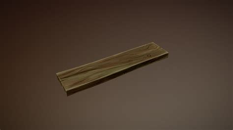 A wood plank - Download Free 3D model by dinisd [2f52f55] - Sketchfab