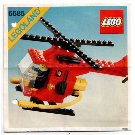 LEGO Fire Copter 1 Set 6685 Instructions | Brick Owl - LEGO Marketplace