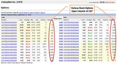 Options Open Interest