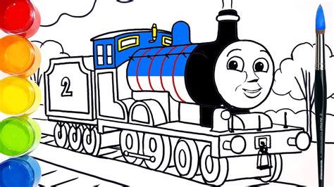 Thomas Coloring Pages Edward