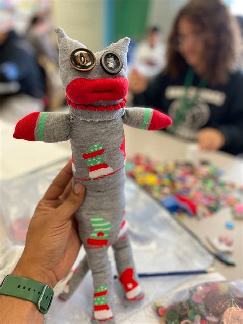 Sock Monsters in Art Class to Brighten Your Day | Curry's International ...