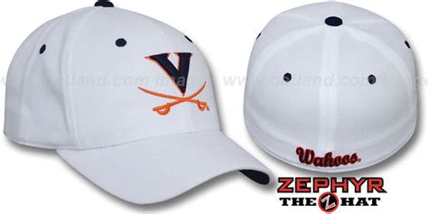 Virginia DH White Fitted Hat by Zephyr