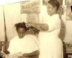 Madame C. J. Walker styling a client's hair, 1899. | Madam cj walker, Black history, African ...