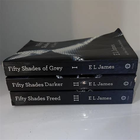 Fifty shades of grey book series. Good condition... - Depop