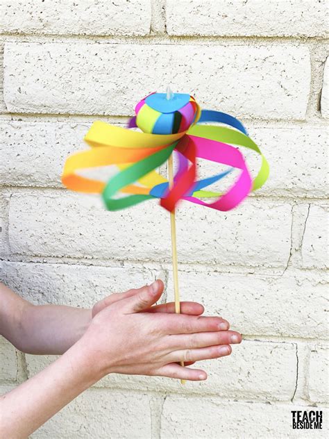 Twirligig- Rainbow Paper Spinner Toy | Paper spinners, Hand crafts for kids, Crafts for kids