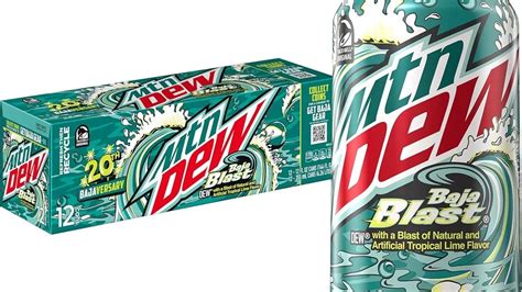 Mountain Dew Baja Blast to be sold in stores all year to celebrate 20th ‘Bajaversary’ - The ...