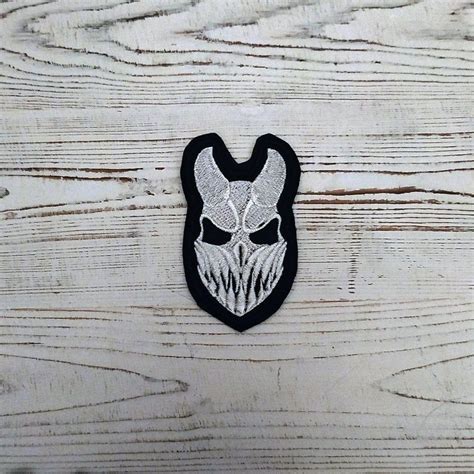 Slaughter to Prevail mask band patch. | Band patches, Patches ...