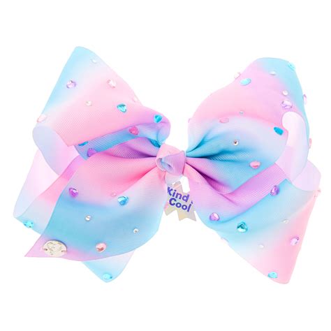 JoJo Siwa Large Ombre Kind Is Cool Signature Hair Bow | Claire's