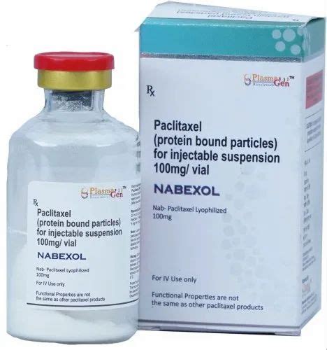 Nab Paclitaxel 100 mg, 100mg/vial at Rs 5000/vial in Mumbai | ID: 25494163833