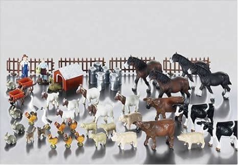 Siku - Farm 1:32 Scale - 50 Animals And Figures: Amazon.co.uk: Toys & Games