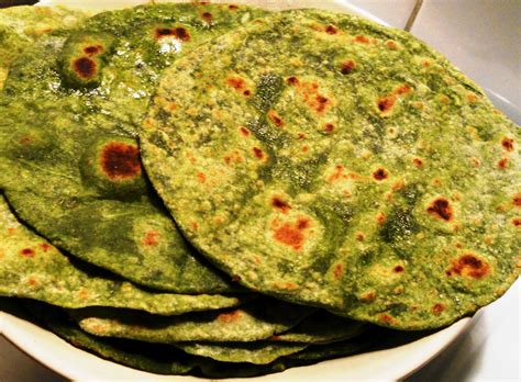 PALAK PARATHA or SPINACH ROTI