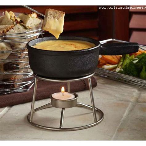 12 Oz. Mini Cast Iron Fondue Pot - 6/Case