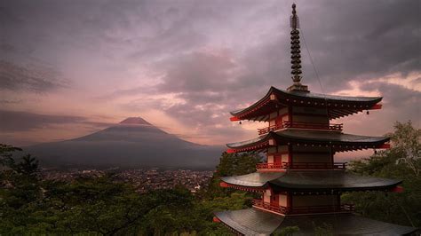 Japan chureito pagoda HD wallpaper | Pxfuel