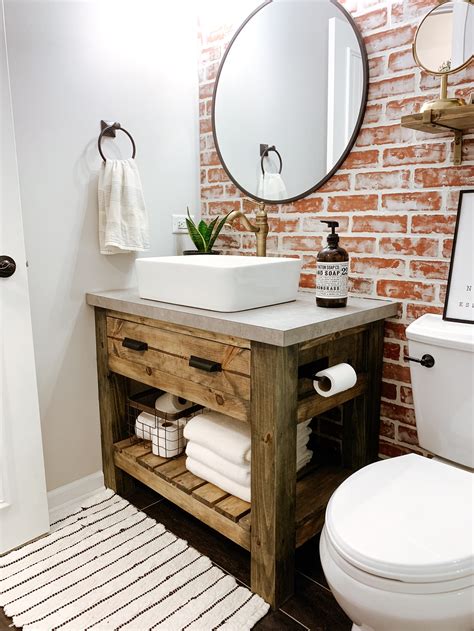 DIY Rustic Bathroom Vanity | Sammy On State