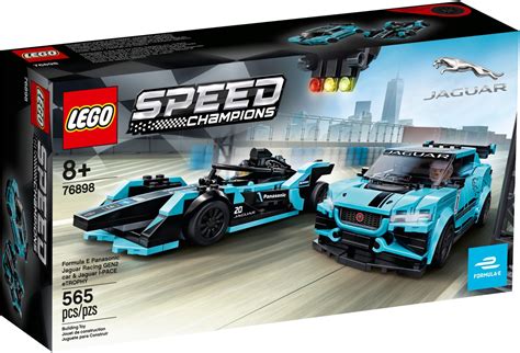 LEGO Speed Champions - Formula E Panasonic Jaguar Racing GEN2 car & Jaguar I-PACE eTROPHY (76898 ...