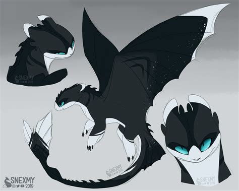 My Oc Night Light Fury - Starrysky by SnexMy on DeviantArt