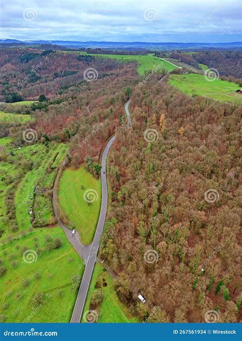 Aerial View of Fall Foliage Trees in the Forest Stock Photo - Image of ...