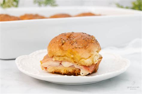 Honey Glazed Ham and Cheese Sandwiches (Sliders) - Quick and Easy Baking