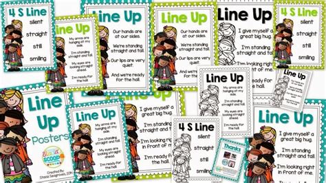 Stacia's Scoop: Line Up Chant Posters Freebie