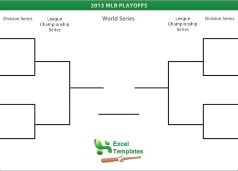 MLB Playoff Bracket | Printable MLB Playoff Bracket