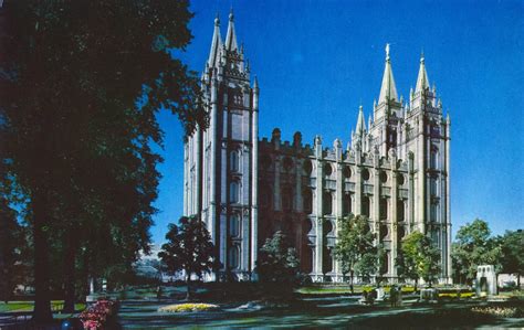 Mormon Temple at Morning, Salt Lake City, Utah | SDLOTU