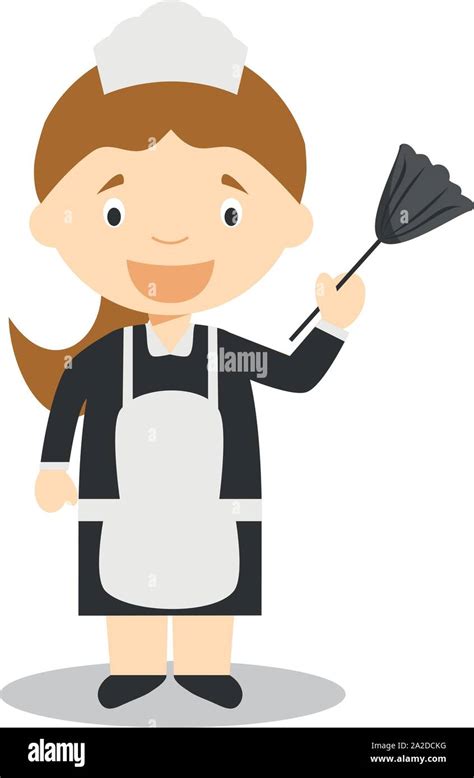 Cartoon maid hi-res stock photography and images - Alamy