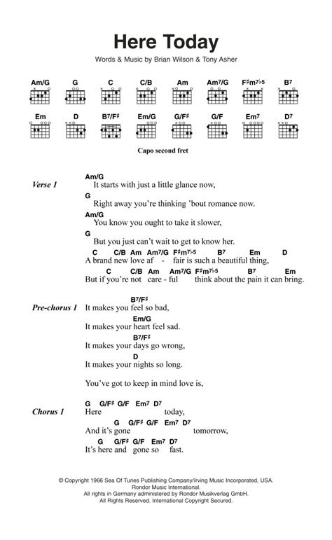 Today Is The Day Guitar Chords